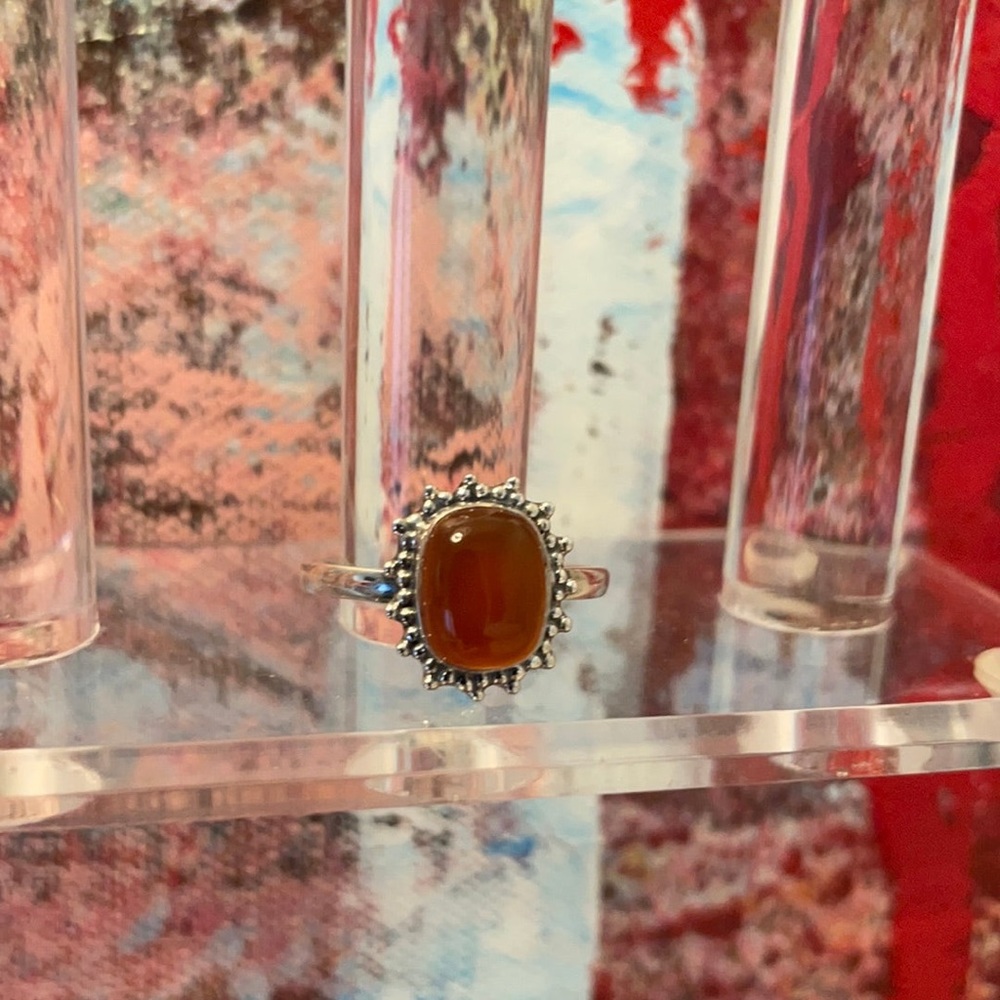 Pure silver ring